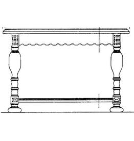 MBT 45.40.005 Neo-Renaissance Couchtisch