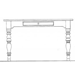 MBT 45.40.006 laat-Biedermeier schrijftafel
