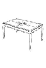 MBT 45.40.007 Chippendale salontafel