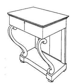 MBT 45.40.009 Biedermeier penanttafel