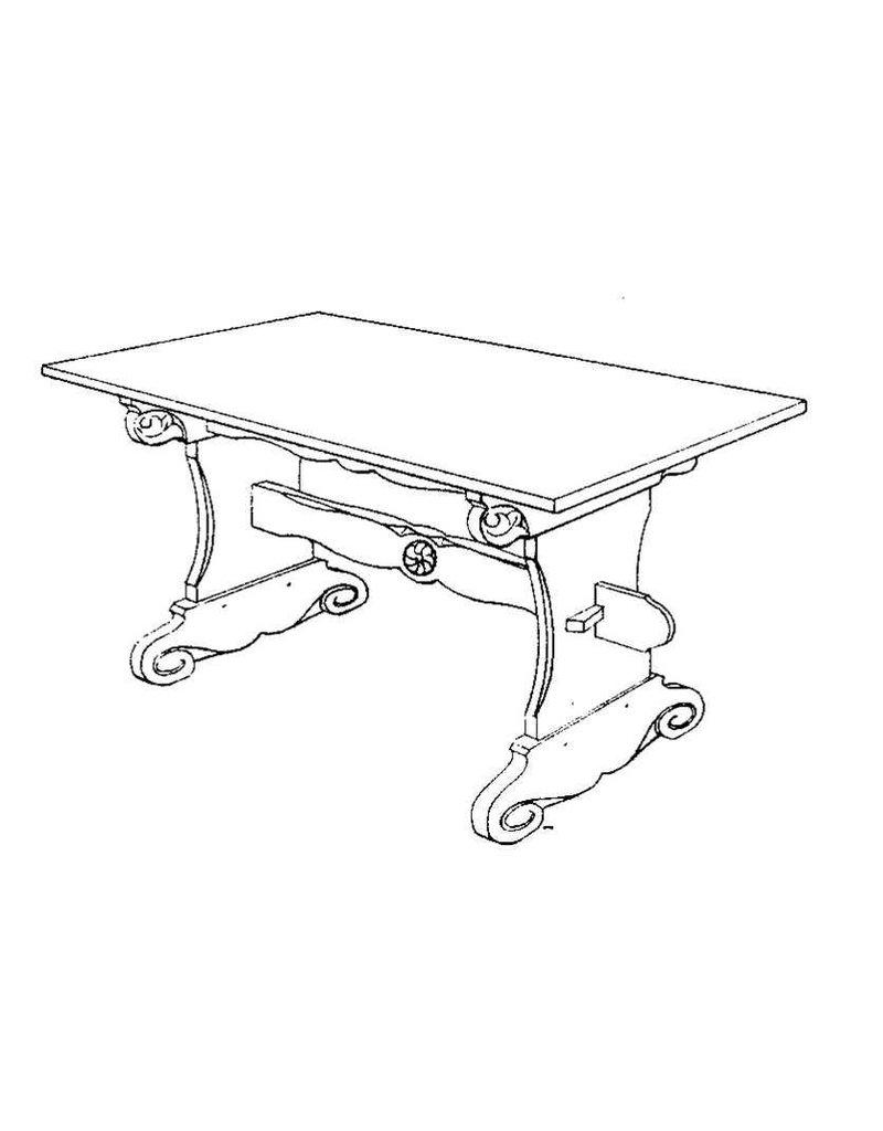 NVM 45.40.013 refectory table