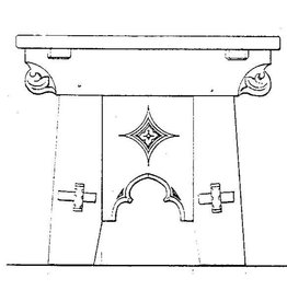 MBT Kloostertafel - Bouwtekening Schaal 1 : N/A (45.40.014)