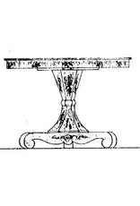 NVM 45.41.001 Biedermeier round sliding table