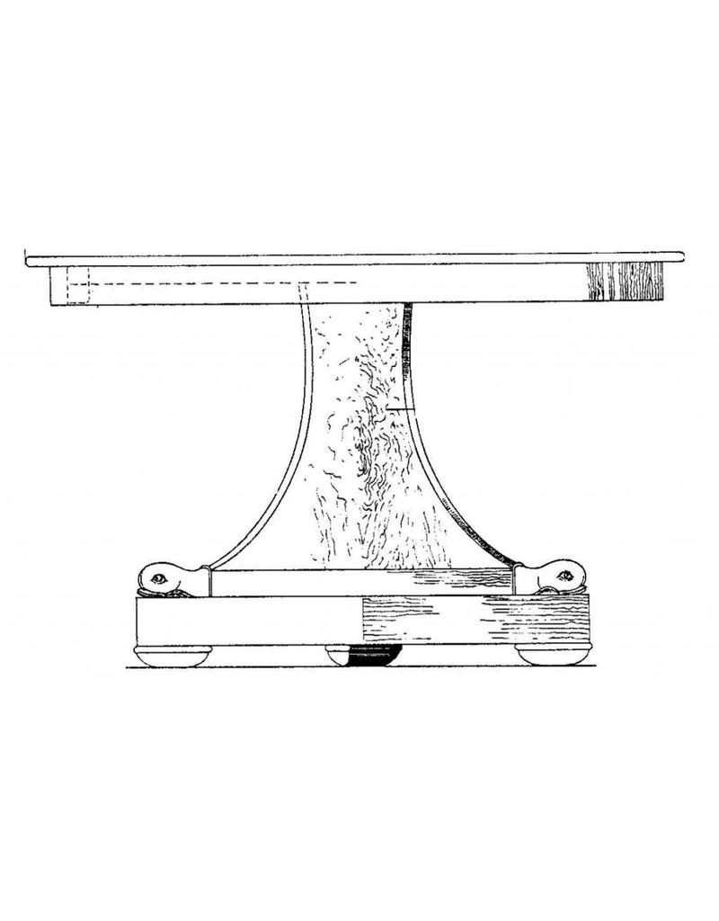 MBT Empire ronde tafel - Bouwtekening Schaal 1 : N/A (45.41.002)