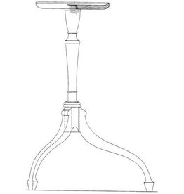MBT Driepoottafeltje - Bouwtekening Schaal 1 : N/A (45.43.006)