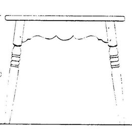 MBT Bijzettafeltje - Bouwtekening Schaal 1 : N/A (45.44.002)