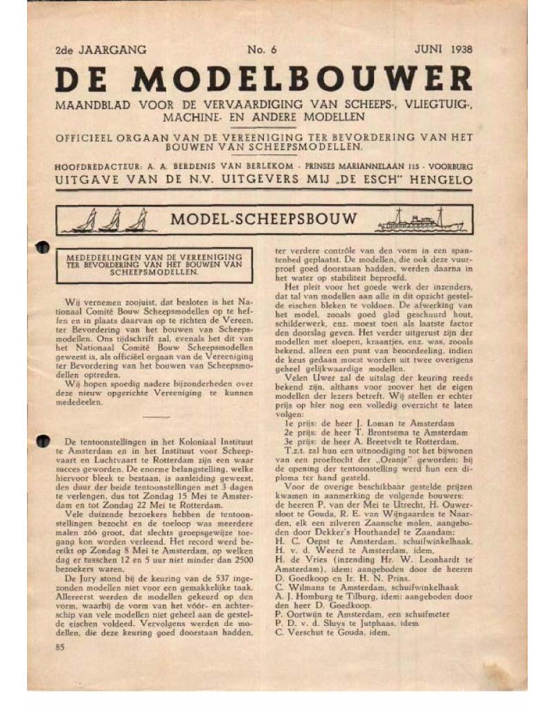 NVM 95.38.006 Jaargang "De Modelbouwer" Editie : 38.006 (PDF)