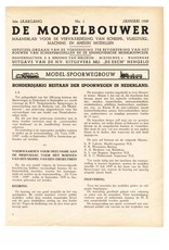 NVM 95.39.001 Jaargang "De Modelbouwer" Editie : 39.001 (PDF)