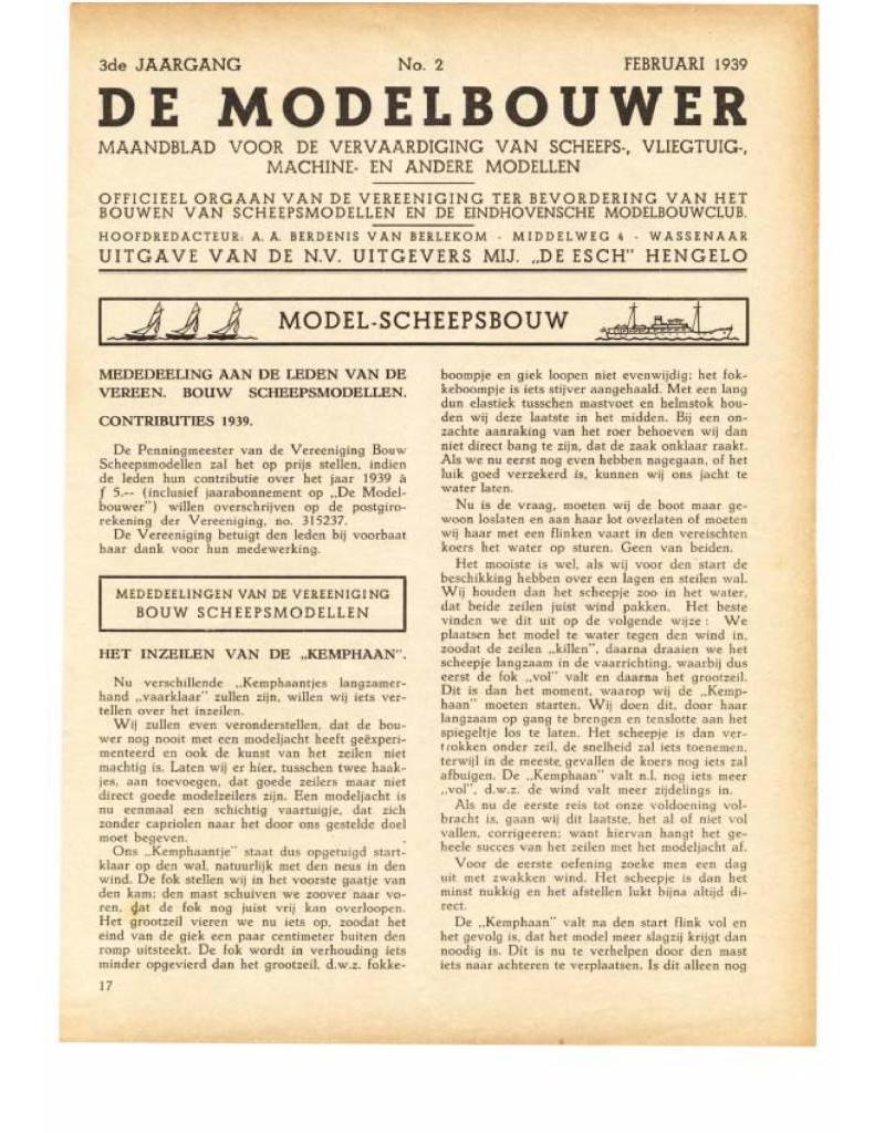 De Modelbouwer 95.39.002 Jahrgang "De Modelbouwer" Ausgabe : 39.002 (PDF)