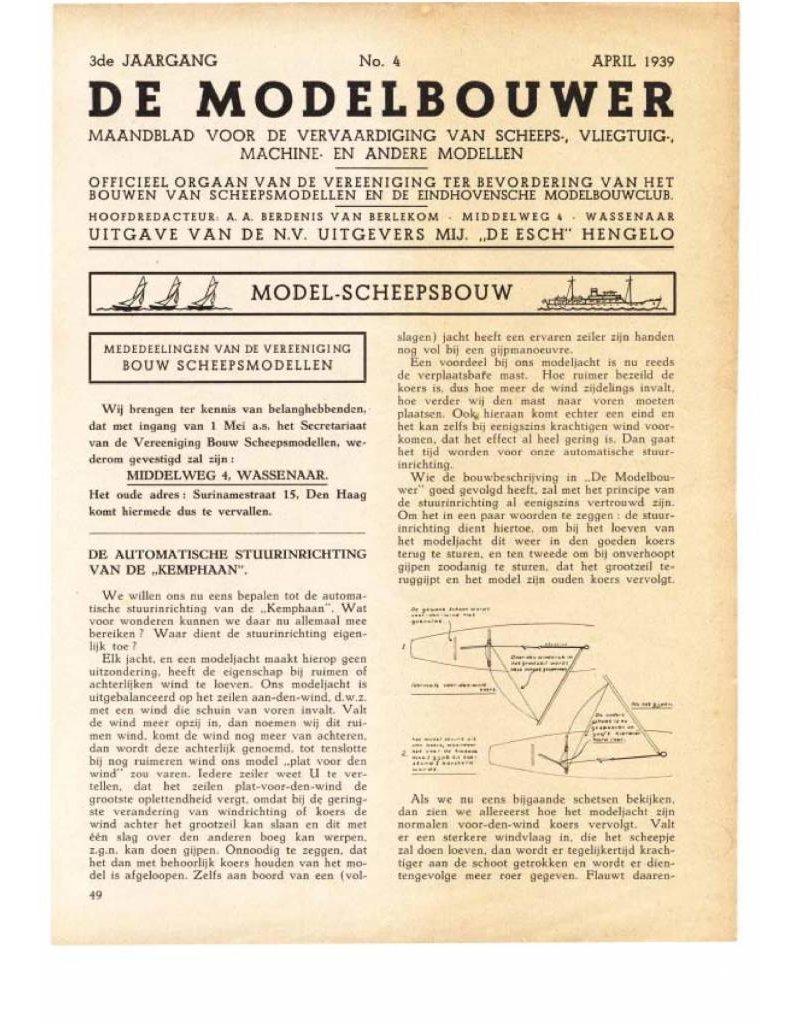 De Modelbouwer 95.39.004 Jaargang "De Modelbouwer" Editie : 39.004 (PDF)