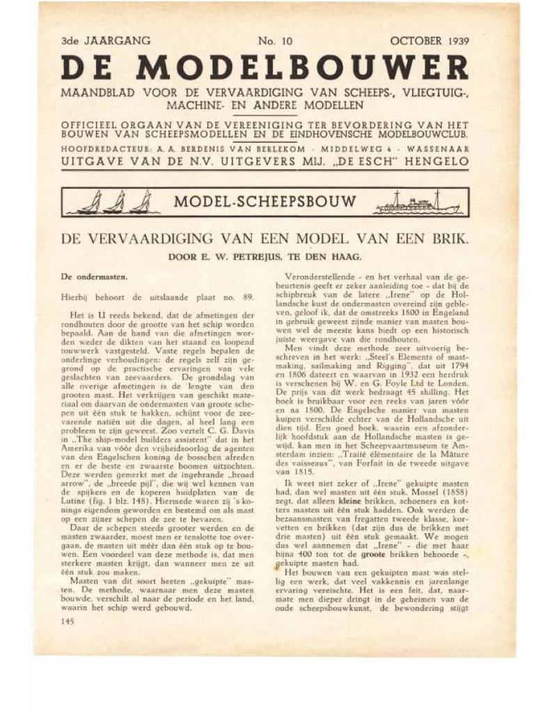 De Modelbouwer 95.39.010 Jaargang "De Modelbouwer" Editie : 39.010 (PDF)