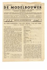De Modelbouwer 95.40.001 Volume "De Modelbouwer" Edition : 40.001 (PDF)