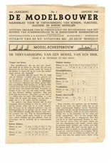 NVM 95.40.001 Jaargang "De Modelbouwer" Editie : 40.001 (PDF)