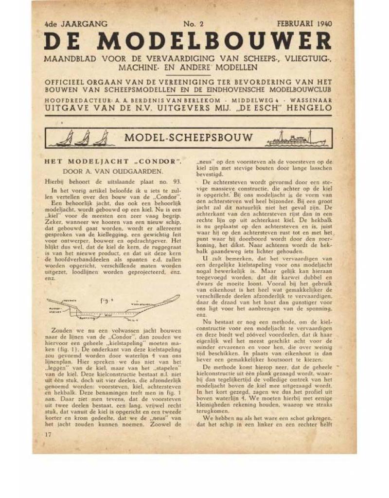 De Modelbouwer 95.40.002 Jaargang "De Modelbouwer" Editie : 40.002 (PDF)