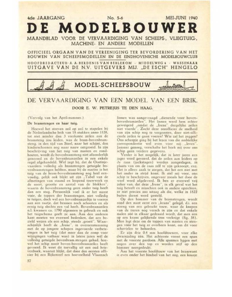De Modelbouwer 95.40.005 Volume "De Modelbouwer" Edition : 40.005 (PDF)