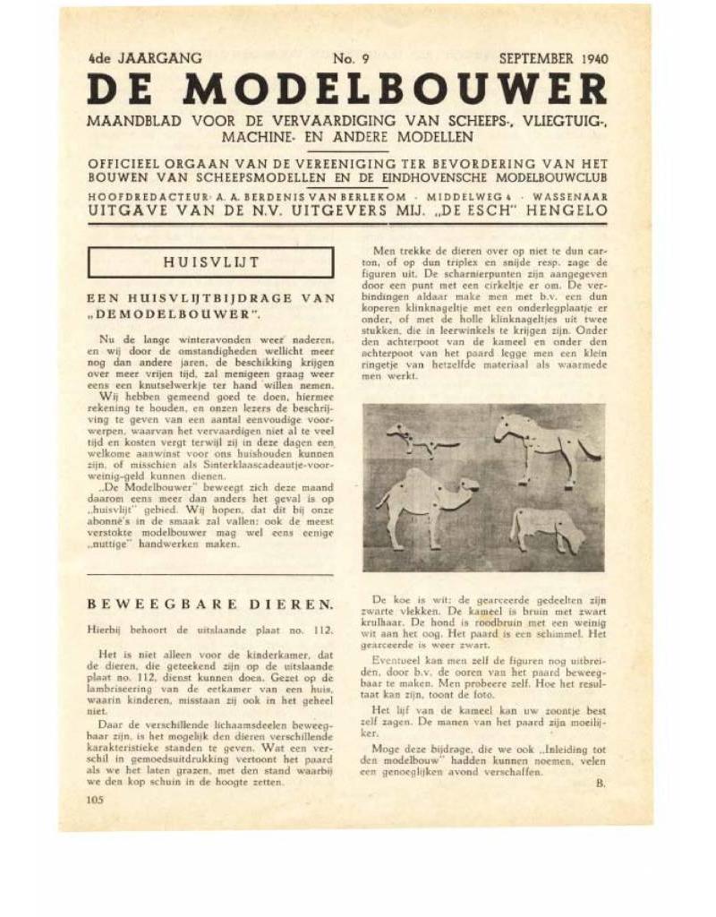 De Modelbouwer 95.40.009 Jahrgang "Der Modellbauer" Ausgabe : 40.009 (PDF)