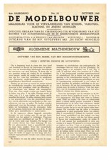 De Modelbouwer 95.40.010 Jaargang "De Modelbouwer" Editie : 40.010 (PDF)