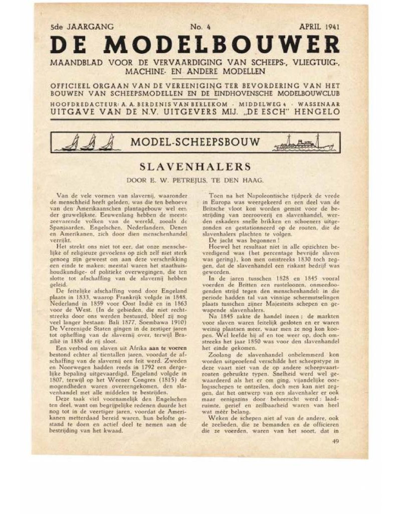 De Modelbouwer 95.41.004 Volume "De Modelbouwer" Edition : 41.004 (PDF)