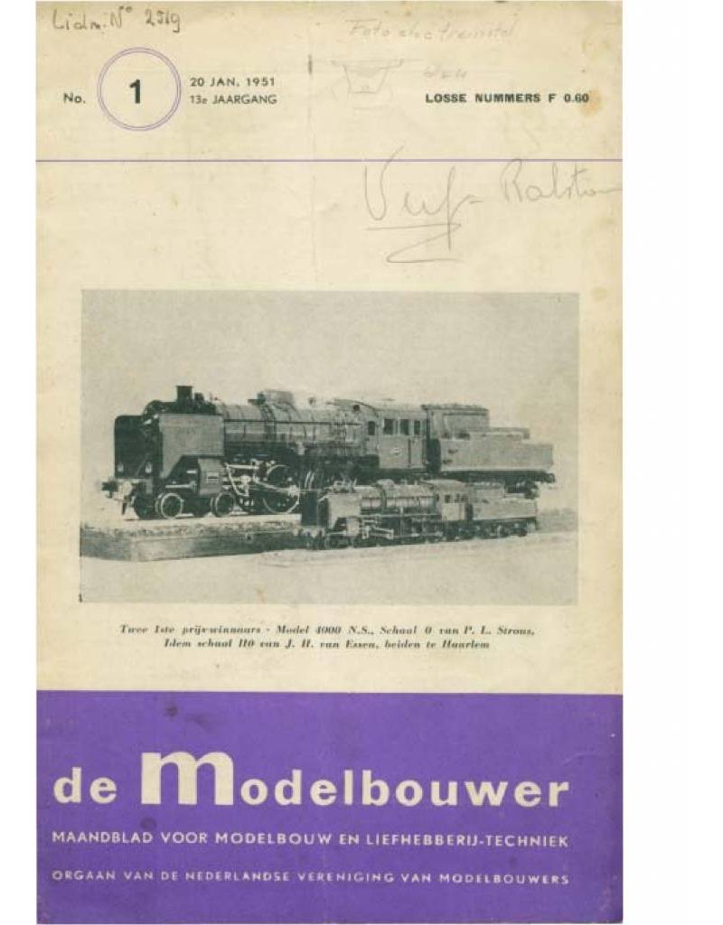 NVM 95.51.001 Year "Die Modelbouwer" Auflage: 51 001 (PDF)