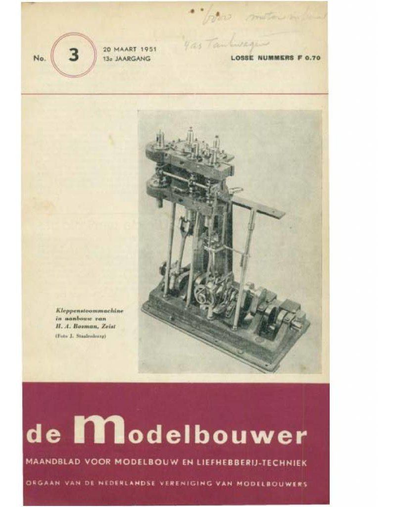 NVM 95.51.003 Jaargang "De Modelbouwer" Editie : 51.003 (PDF)