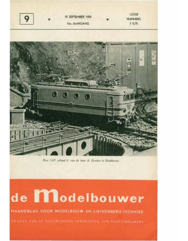 De Modelbouwer 95.54.009 Jaargang "De Modelbouwer" Editie : 54.009 (PDF)