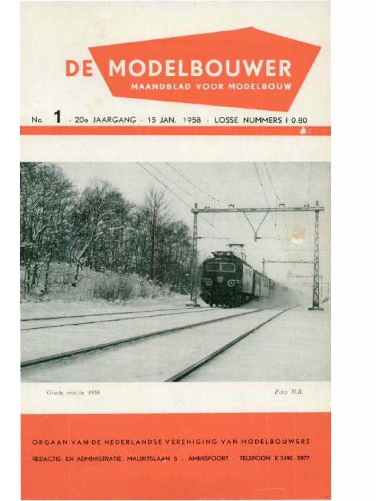 NVM 95.58.001 Jaargang "De Modelbouwer" Editie : 58.001 (PDF)