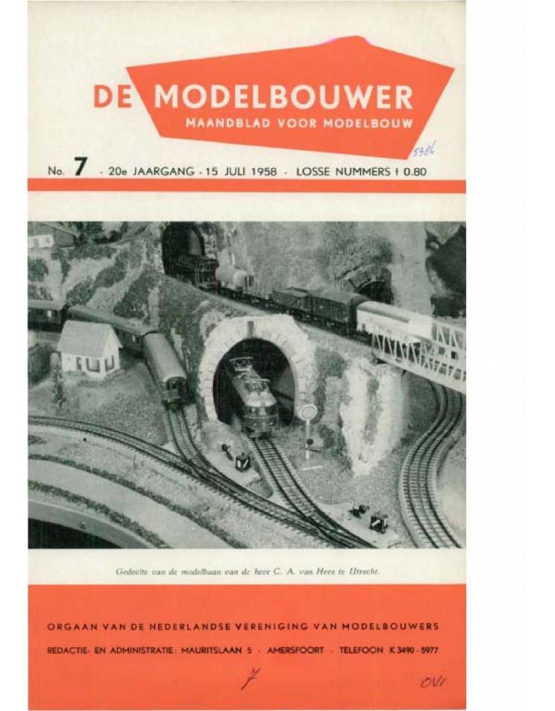 NVM 95.58.007 Jaargang "De Modelbouwer" Editie : 58.007 (PDF)