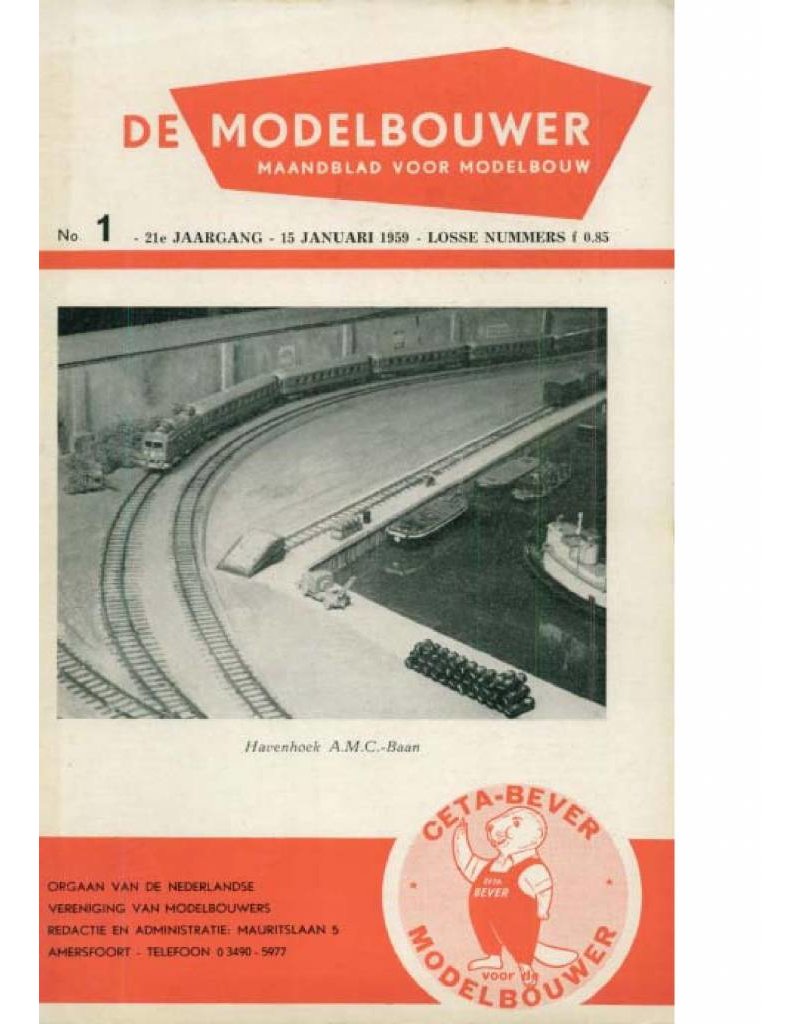 De Modelbouwer 95.59.001 Jaargang "De Modelbouwer" Editie : 59.001 (PDF)