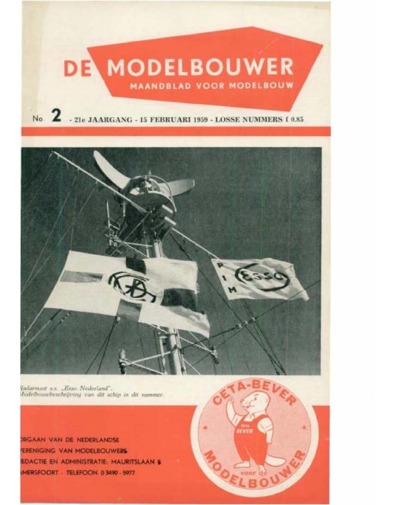 NVM 95.59.002 Jaargang "De Modelbouwer" Editie : 59.002 (PDF)