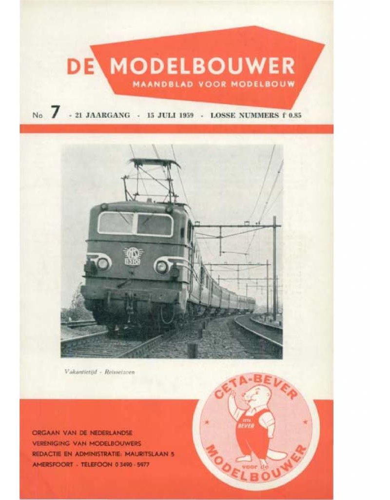 De Modelbouwer 95.59.007 Jaargang "De Modelbouwer" Editie : 59.007 (PDF)