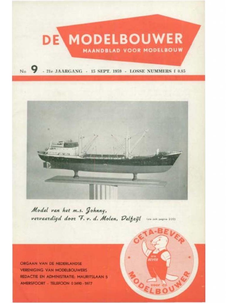 De Modelbouwer 95.59.009 Volume "The Model Builder" Edition : 59.009 (PDF)