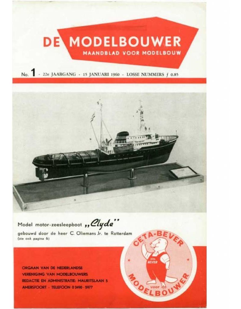 NVM 95.60.001 Jaargang "De Modelbouwer" Editie : 60.001 (PDF)