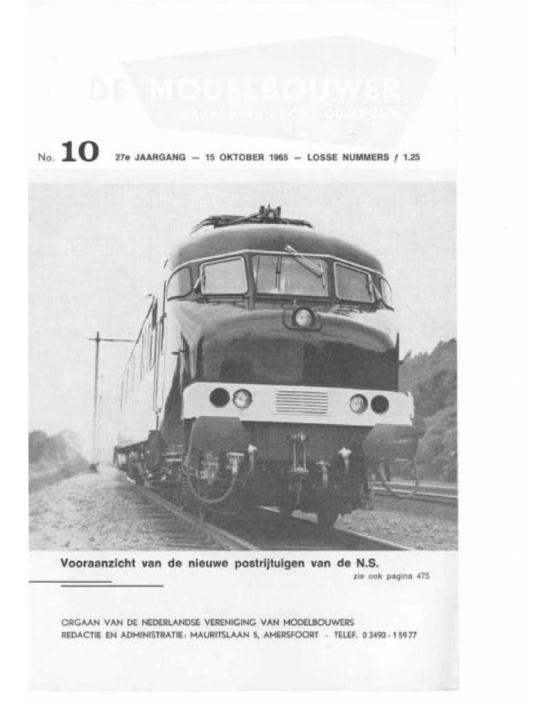 NVM 95.65.010 Jaargang "De Modelbouwer" Editie : 65.010 (PDF)