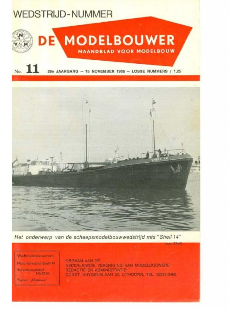 De Modelbouwer 95.66.011 Jaargang "De Modelbouwer" Editie : 66.011 (PDF)