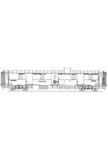 MBT Pullman bagagewageon Cie Inern des Wagon Lits 1263 - 1276 - Bouwtekening Schaal 1 : 40 (29.05.051)