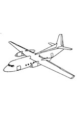 MBT Fokker F27 Friendship - Bouwtekening Schaal 1 : 50 (50.00.001)