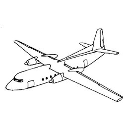 MBT Fokker F27 Friendship - Bouwtekening Schaal 1 : 50 (50.00.001)