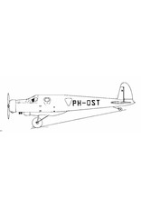 MBT Pander S-4 Postjager (1933) - Bouwtekening Schaal 1 : 35 (50.00.011)