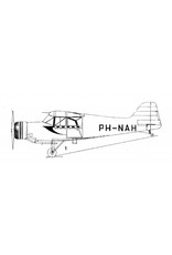 MBT Fokker-Koolhoven FK43 luchttaxi (1946) - Bouwtekening Schaal 1 : 20 (50.00.016)