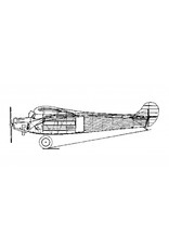 MBT Fokker FVII H-NACC (1924) - Bouwtekening Schaal 1 : 36 (50.00.022)