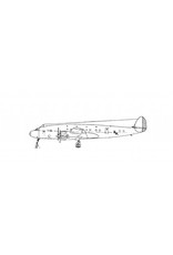 MBT Lockheed C69 Constellation - Bauzeichnung Maßstab 1 : 78 (50.02.001)