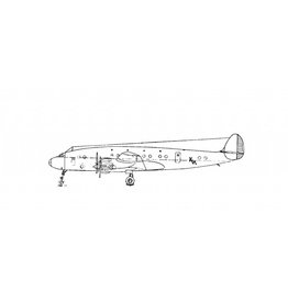 MBT Lockheed C69 Constellation - Bouwtekening Schaal 1 : 78 (50.02.001)