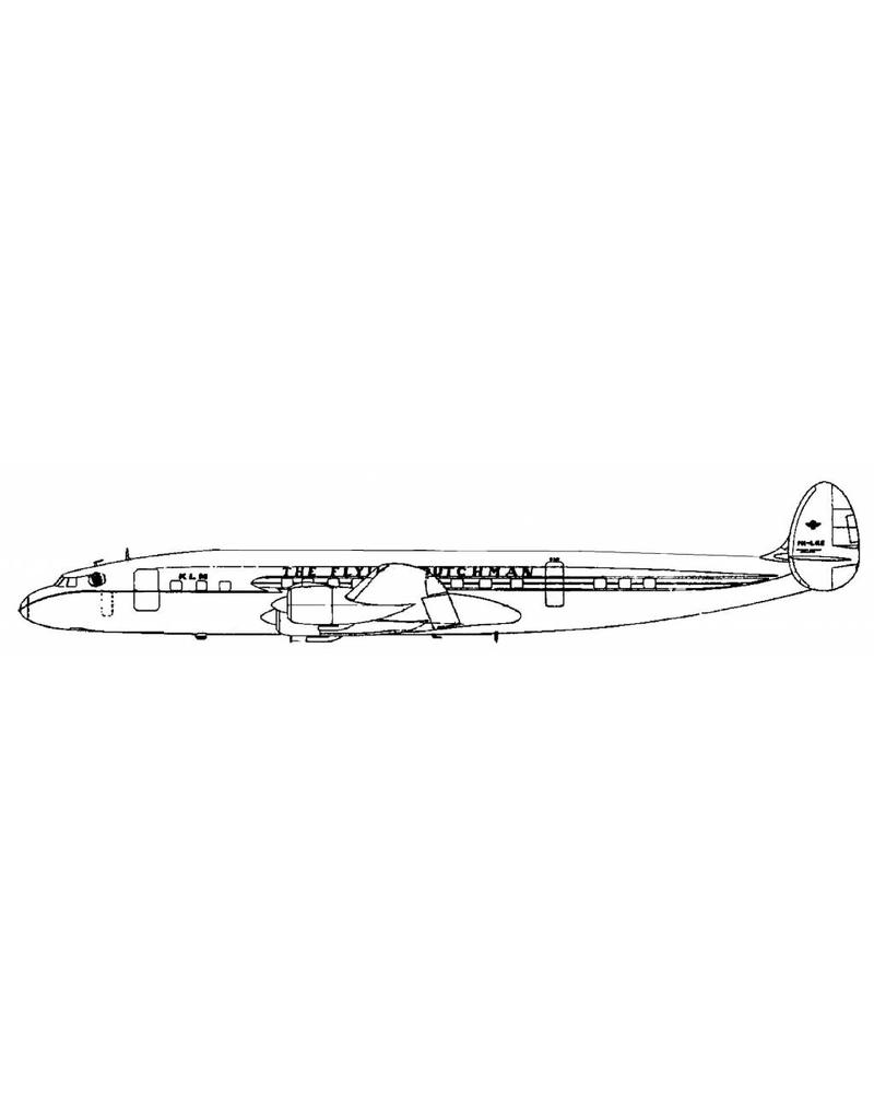 MBT Lockheed L1049 Super Constellation - Bouwtekening Schaal 1 : 50 (50.02.002)