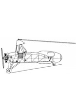 MBT Autogiro De La Cierva C30 - Bouwtekening Schaal 1 : 20 (50.02.013)