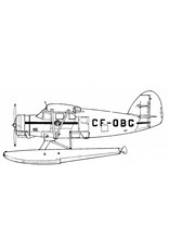 MBT Noorduyn Norseman mk V transportvliegtuig - Bouwtekening Schaal 1 : 32 (50.02.015)