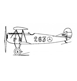MBT Fokker D7 - Bouwtekening Schaal 1 : 50 (50.10.001)