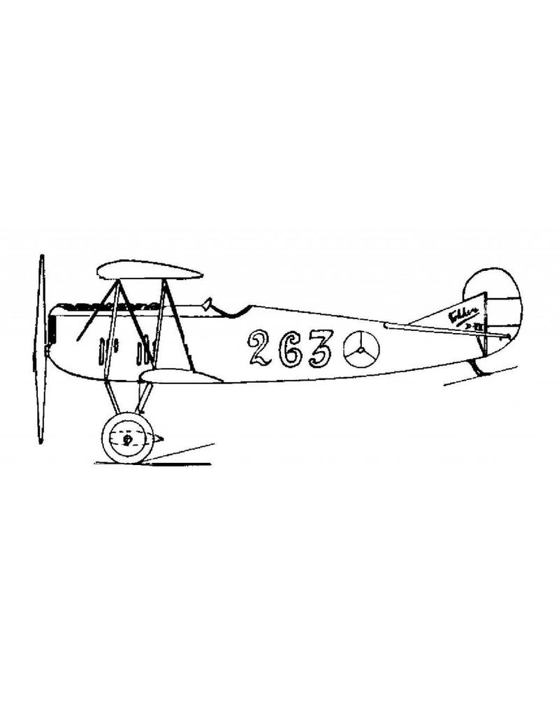 MBT Fokker D7 - Bouwtekening Schaal 1 : 50 (50.10.001)