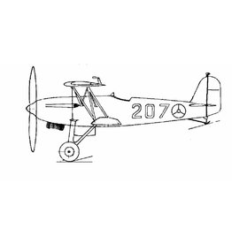 MBT Fokker D17 - Bouwtekening Schaal 1 : 50 (50.10.002)