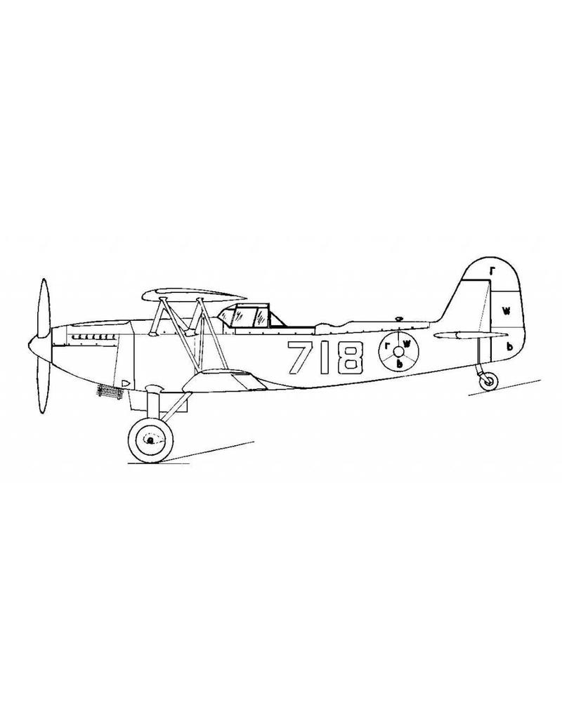 MBT Fokker C10 - Bouwtekening Schaal 1 : 50 (50.10.004)