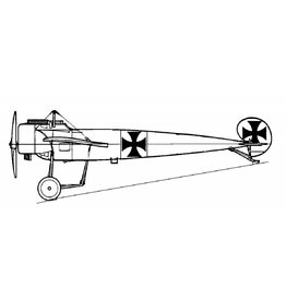 MBT Fokker EIII - Bouwtekening Schaal 1 : 25 (50.10.007)